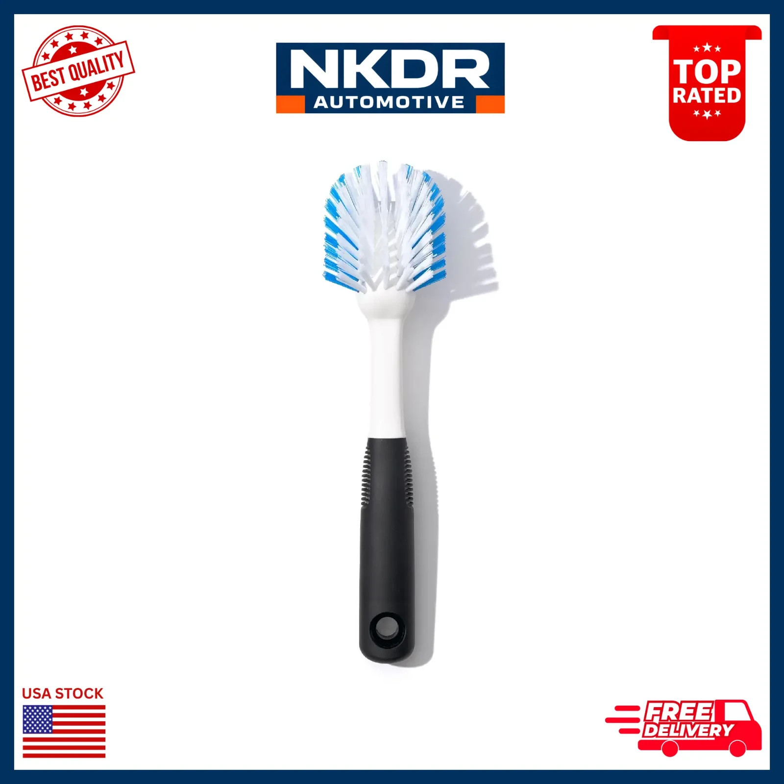 OXO Good Grips Soap Dispensing Dish Scrub Brush, Cleaning Brush for Kitchen