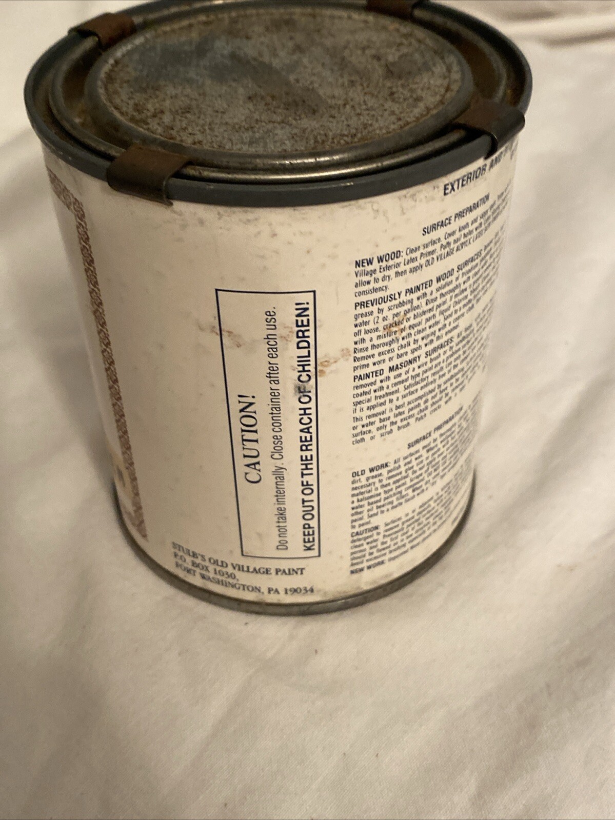 Olde Village Acrylic Latex Paints Satin Finish 1753 Yorktown Green Pint