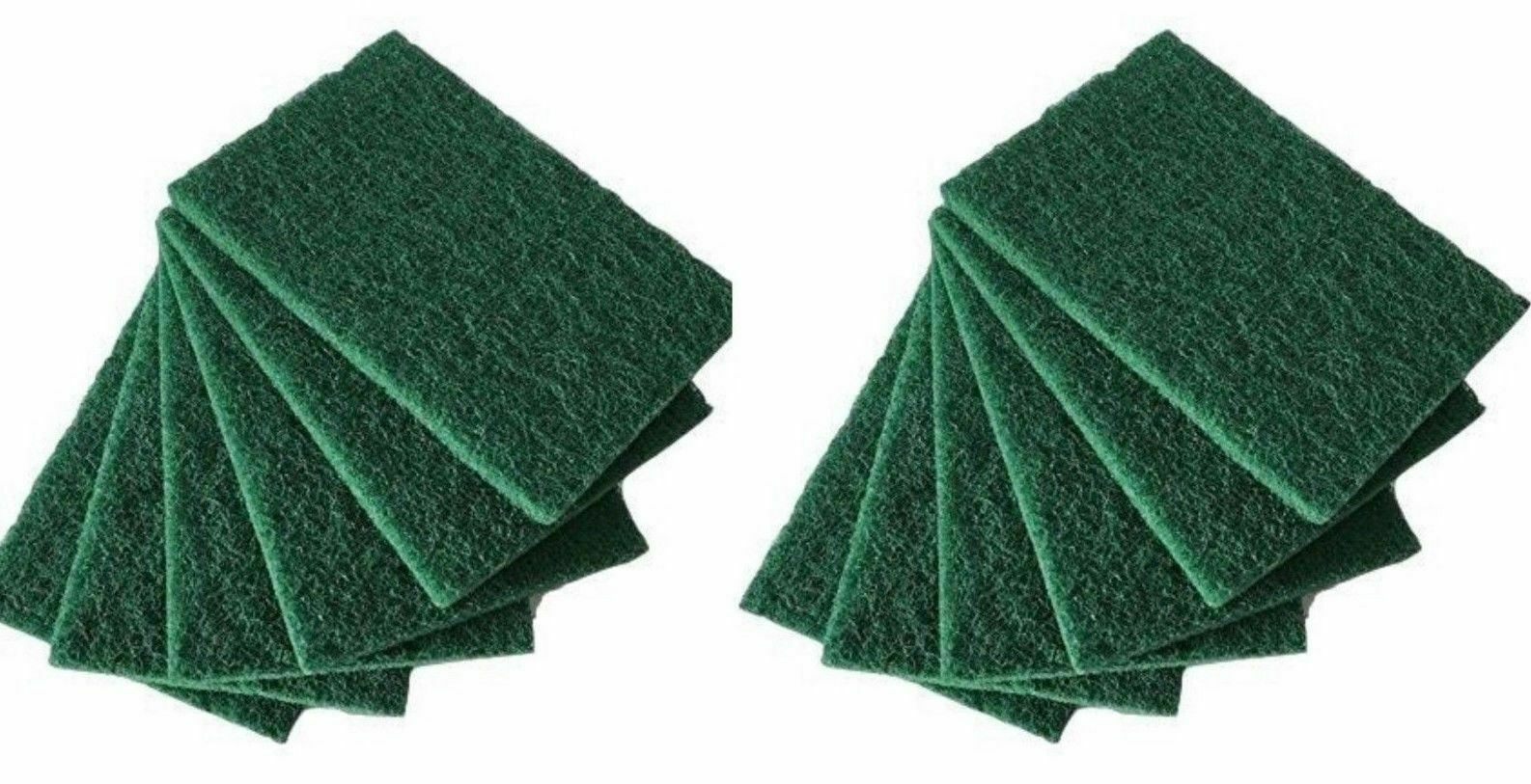 2 X 6 Pieces Shining Heavy Duty Scrub Sponge Scouring Pads 6”x 4″ Total 12 pcs