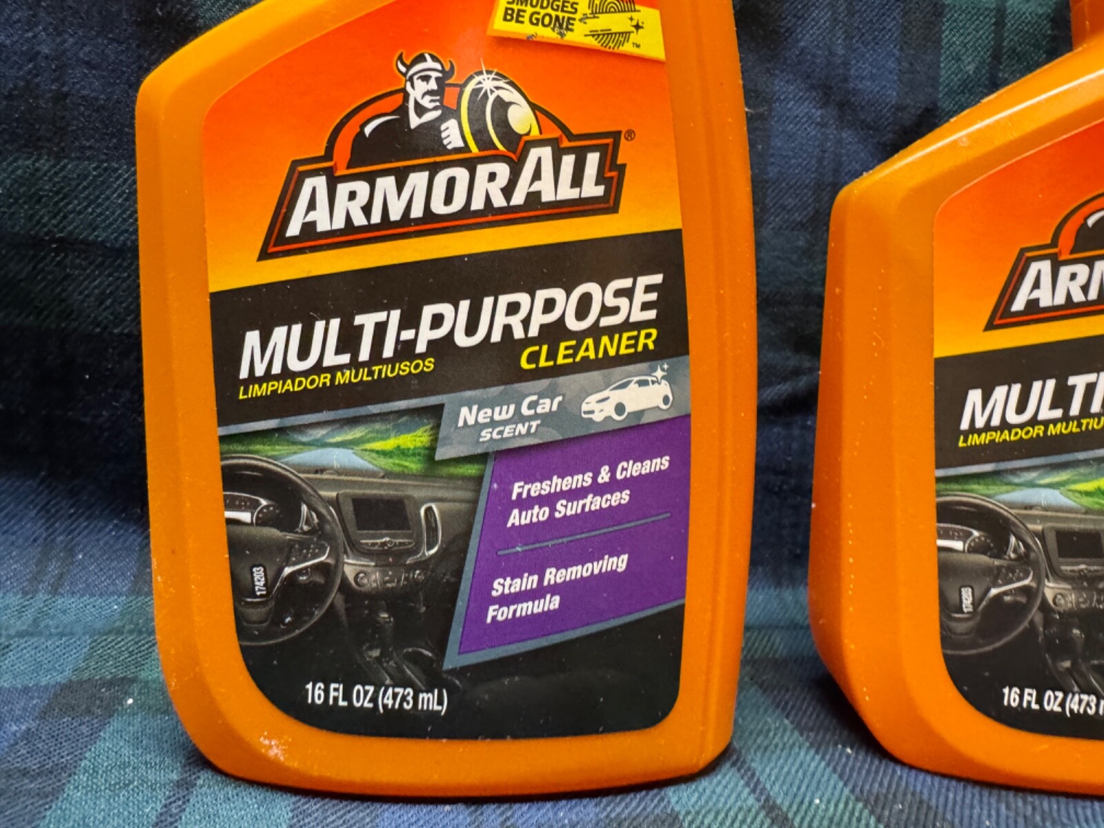 2 – Armor All Multi Purpose Car Cleaner Spray All Auto Surfa 16 Fl New Car Scent