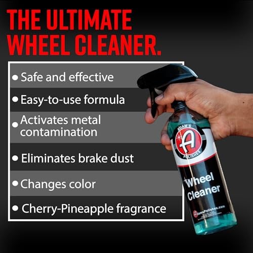 Adam’s Polishes Wheel Cleaner 16oz – Tough Wheel Cleaning Assorted Sizes
