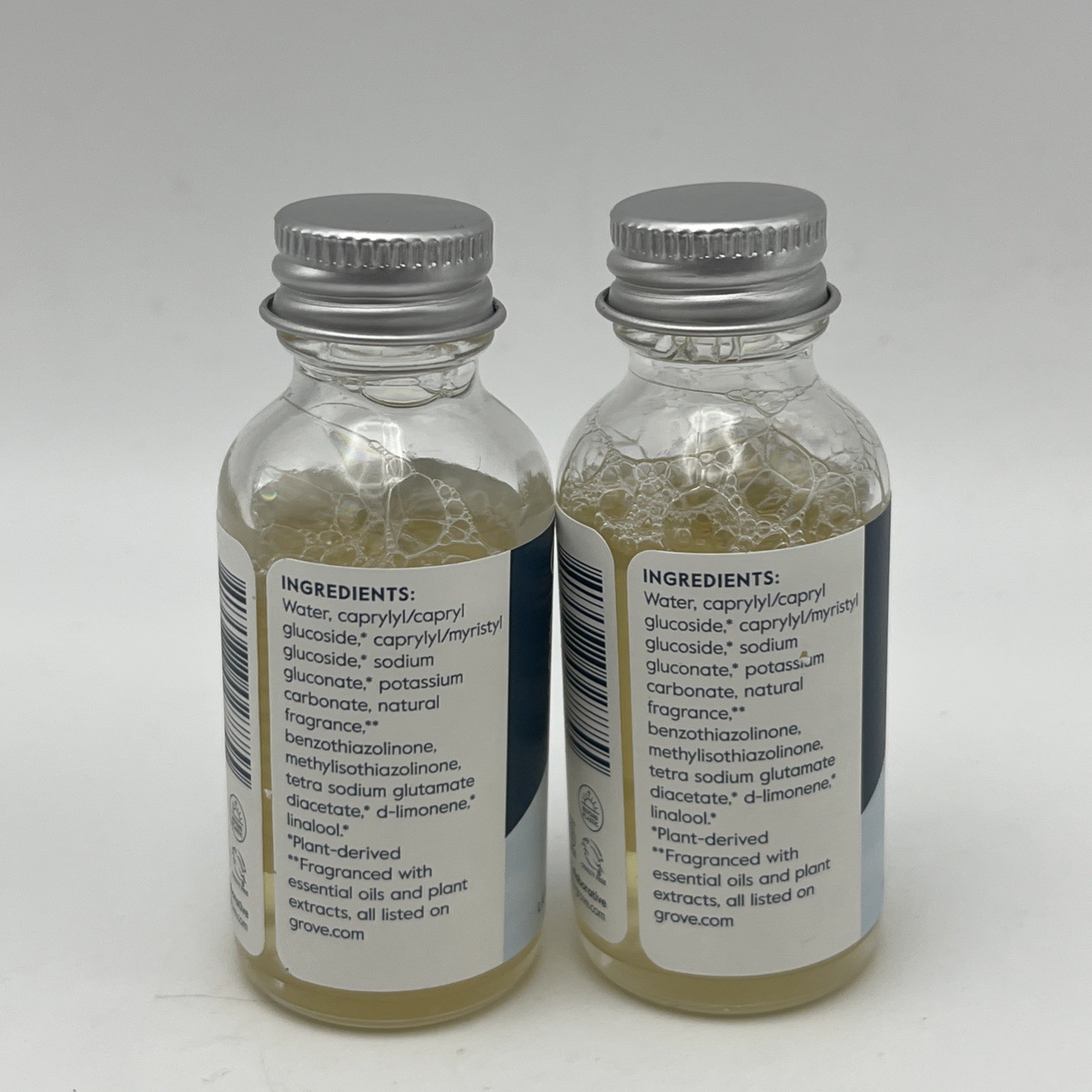 2 Pack Grove Glass Cleaner 1 oz Bottles Lavender & Thyme Concentrate All Natural