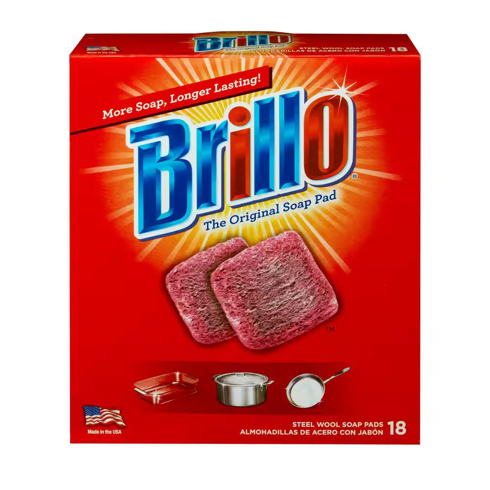 Steel Wool Soap Pad (18-Count Case of 12)