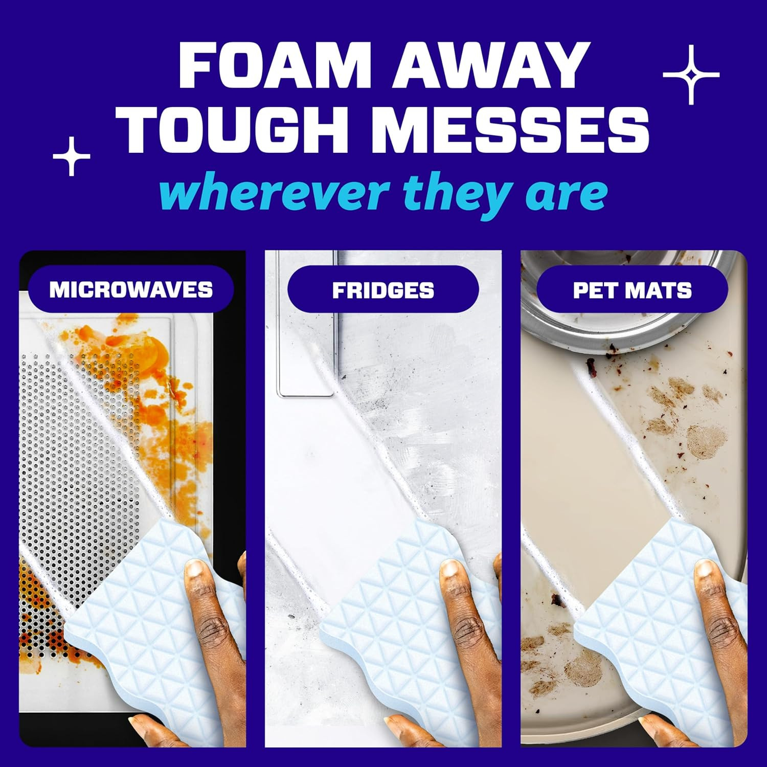Magic Eraser Foaming Sponge, All Purpose Cleaner, Dawn Cleaning Power, Ultra Foa