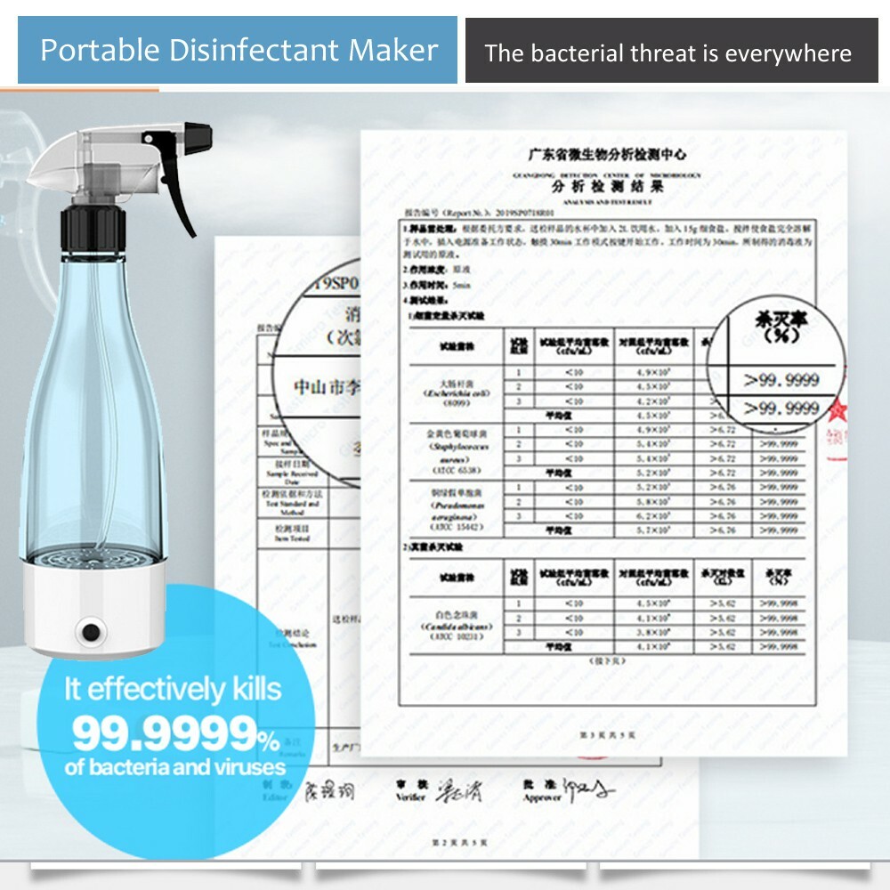 Portable Disinfectant Maker – Disinfectant LiquidMaking Machine