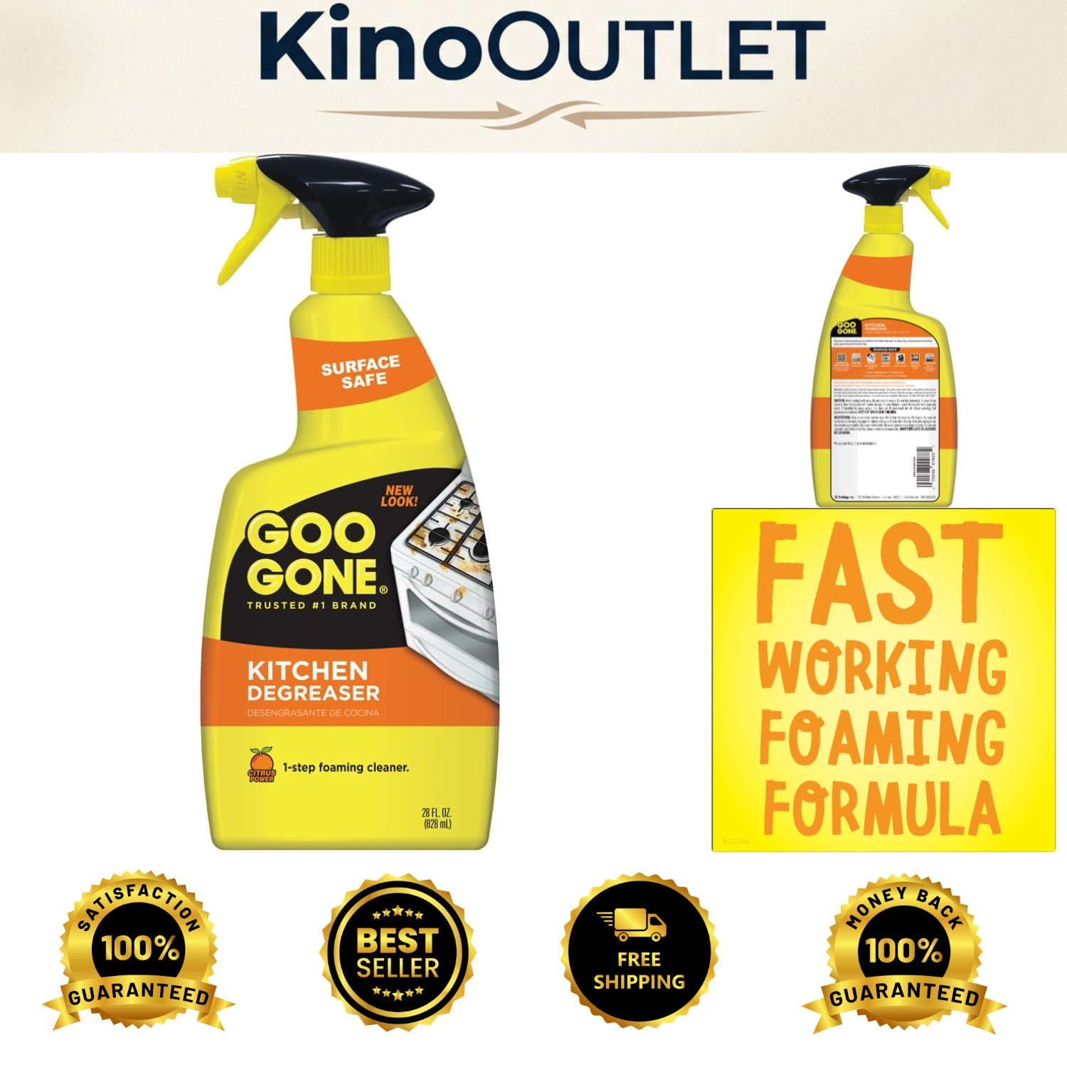 Powerful 28 Fl. Oz. Kitchen Degreaser – Effortlessly Removes Grease and Grime