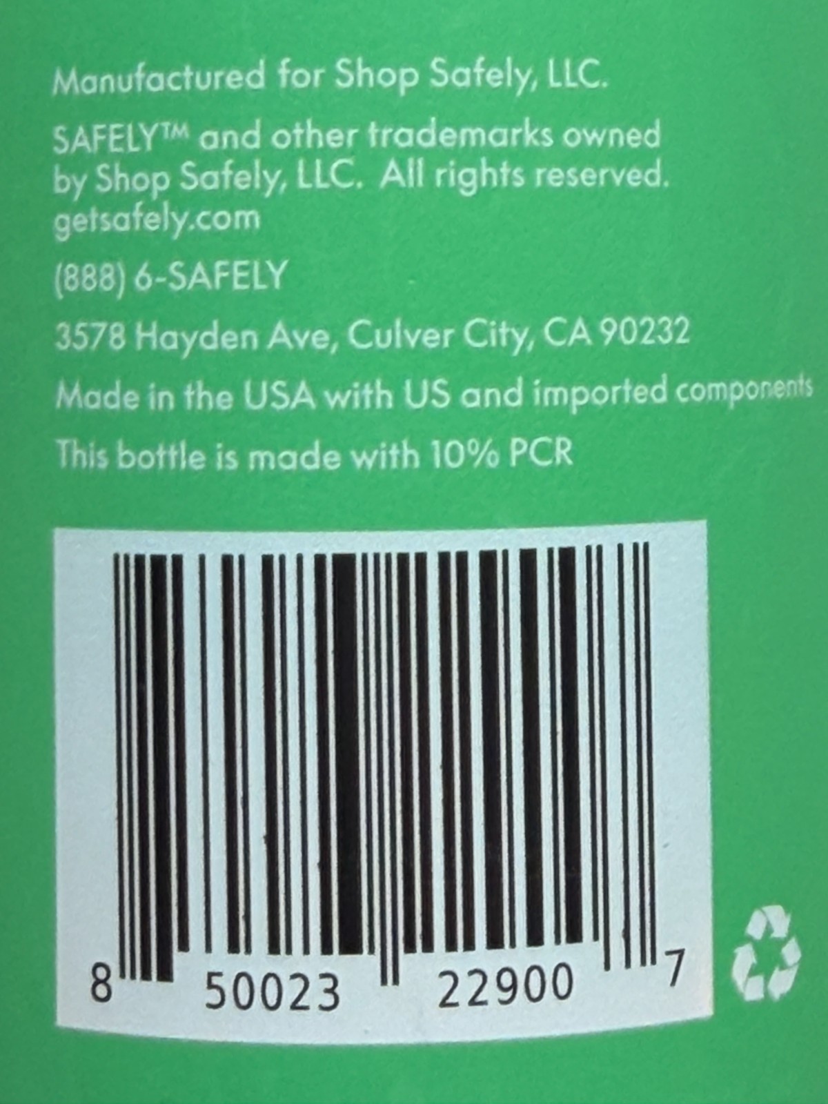 LOT 2: Safely UNIVERSAL CLEANER RISE 28 FL Oz Spray Bottle