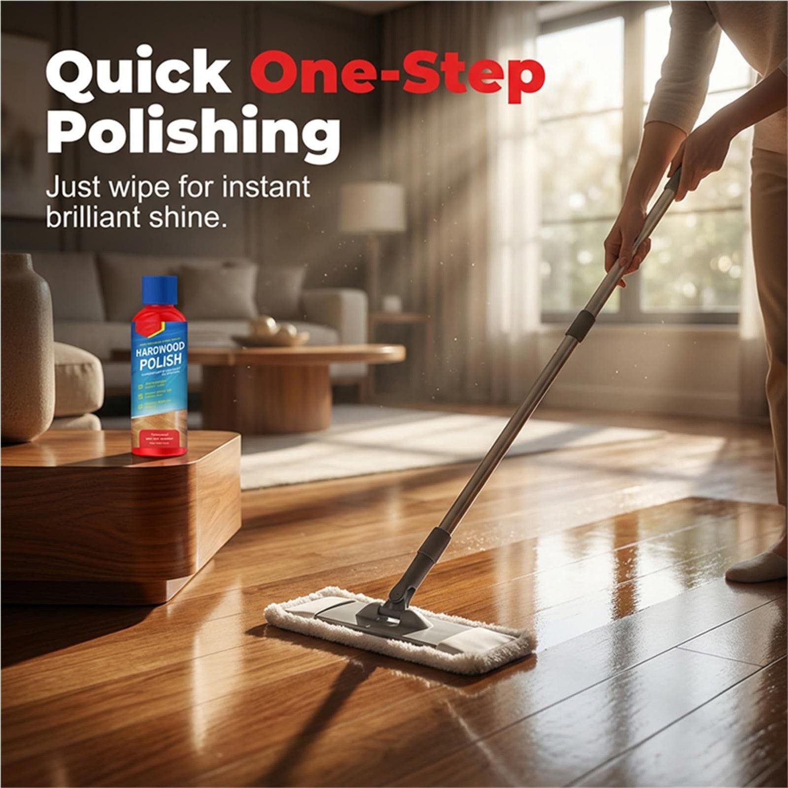 Wood Floor Restorer 100ml High Gloss Protective Polishing Cleaner
