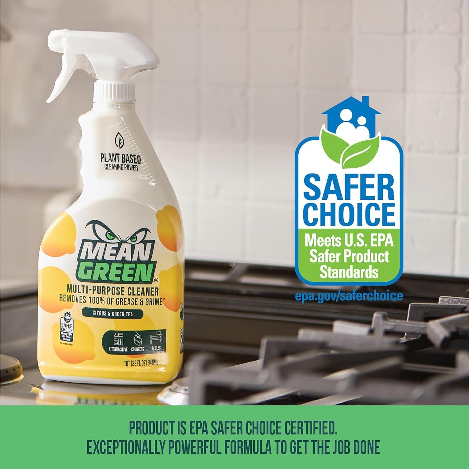 Mean Green Ready-To-Use Multi-Purpose Cleaner, 32oz Spray – 394133 (3-PACK)