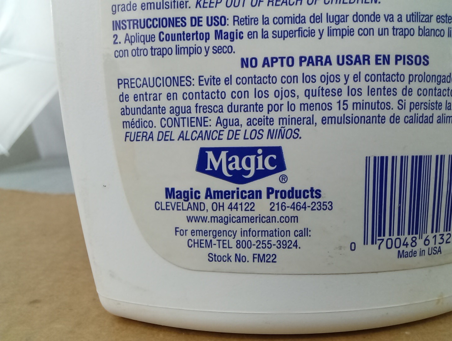 3x Vintage Countertop Magic Cleaner Polish Laminate Solid Granite 22 Oz