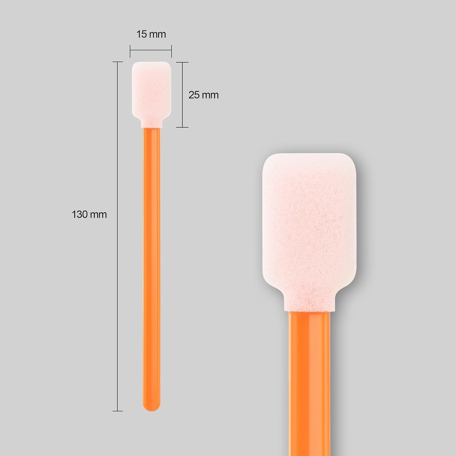 Foam Swabs for Car Vents – Large Rectangular Tips – 1000 pcs
