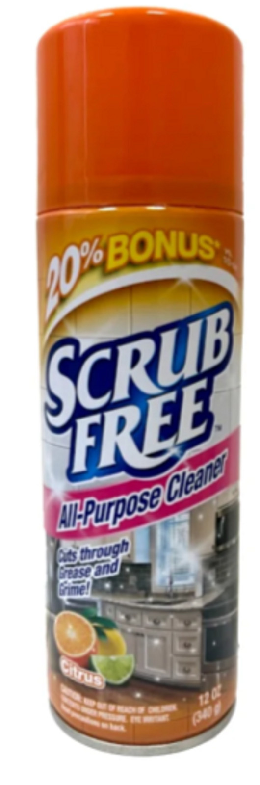 Scrub Free All Purpose Cleaner Cuts Through Grease and Grime Citrus Smell 2 Pack