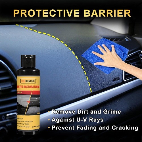 Plastic Restorer for Cars, Black Trim Restorer, Back to Black Plastic Restorer f