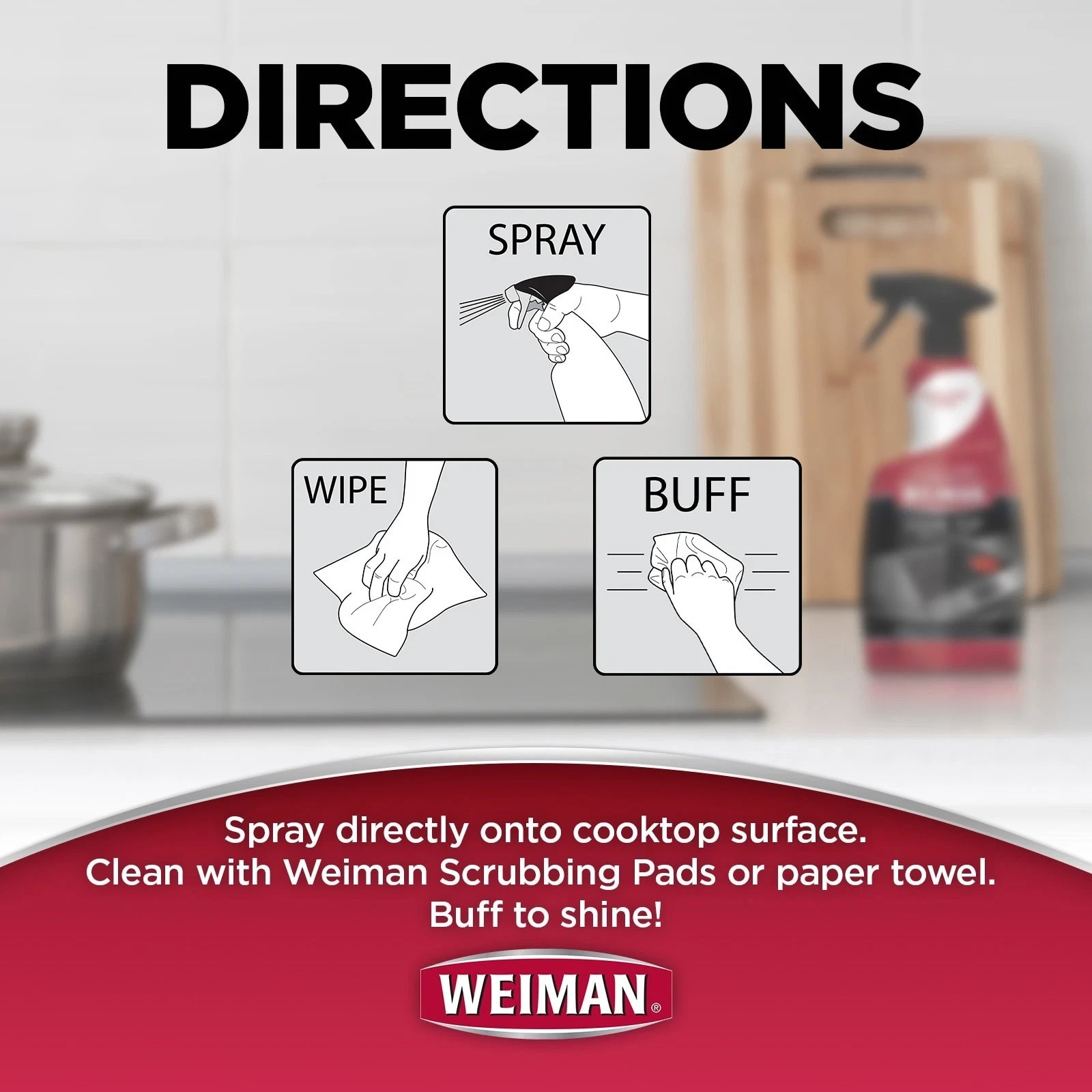Weiman Products 22 Fluid ounce(s) Cooktop Cleaner