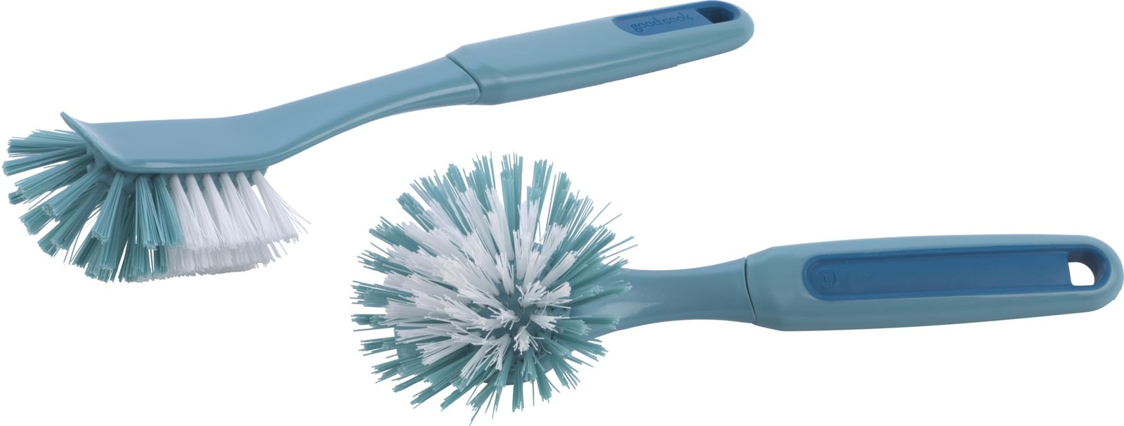 Good Cook 2piece Nylon Scrub Brush Set Multicolor Medium