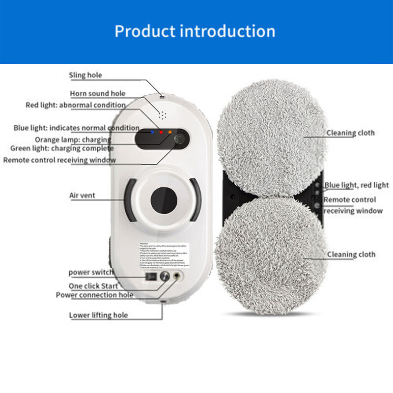 New Automatic Cleaning Smart Remote Control Tool Robot Window Cleaner Home Hotel