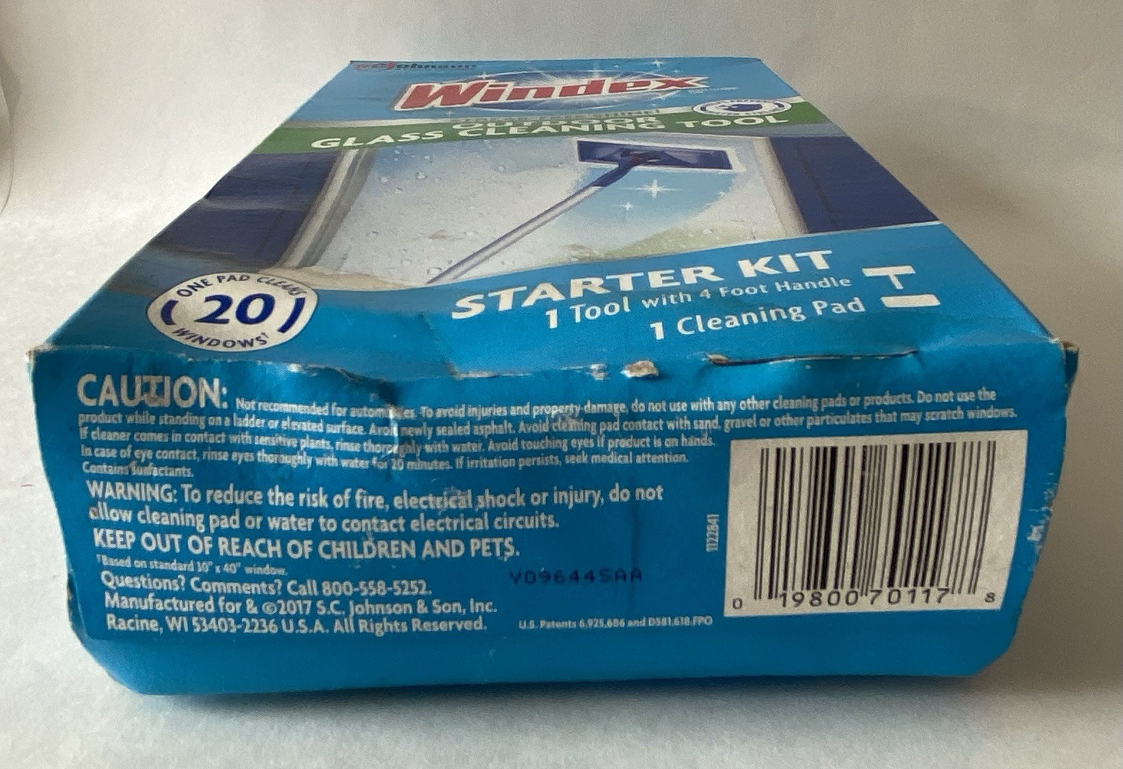 Windex Outdoor All In One Glass Window Cleaner Tool Starter Kit NEW Sealed Box