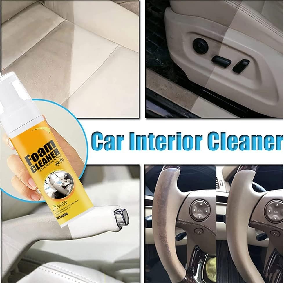 Multi-purpose Foam Cleaner Spray Car House Leather All Surfaces UV Protect