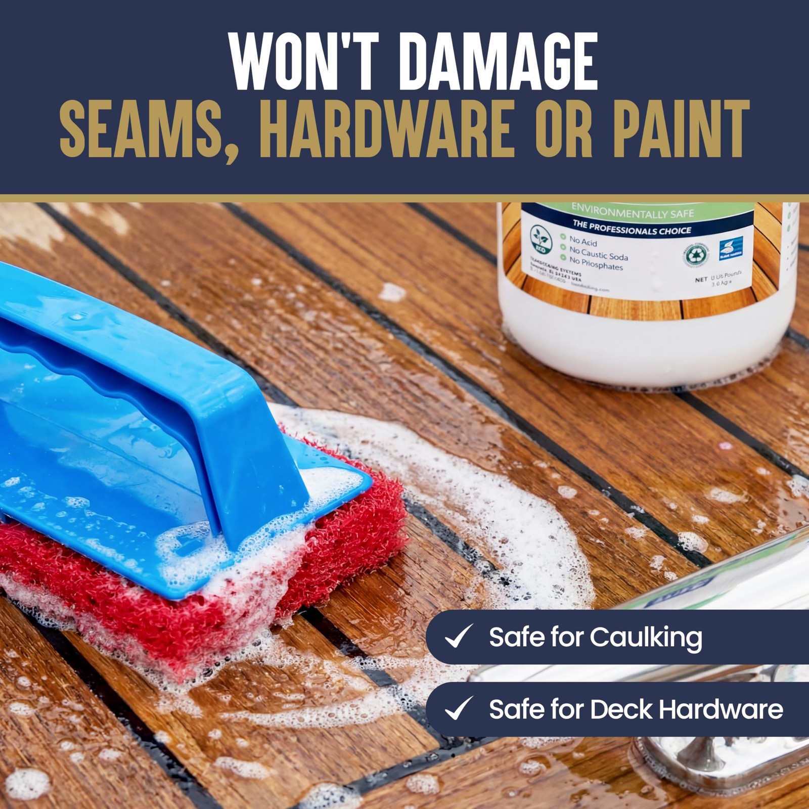 Teakdecking Systems – 8lb Teak Cleaner Powder – Premium Quality