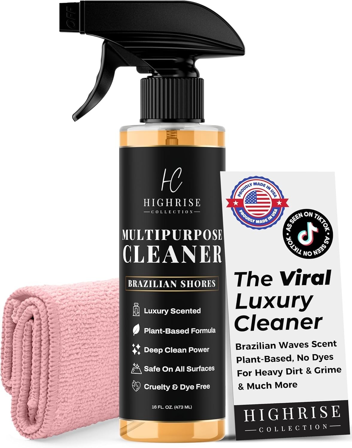 Brazilian Waves Multipurpose Cleaner, Highly Scented, Plant-Based, Biodegrada…