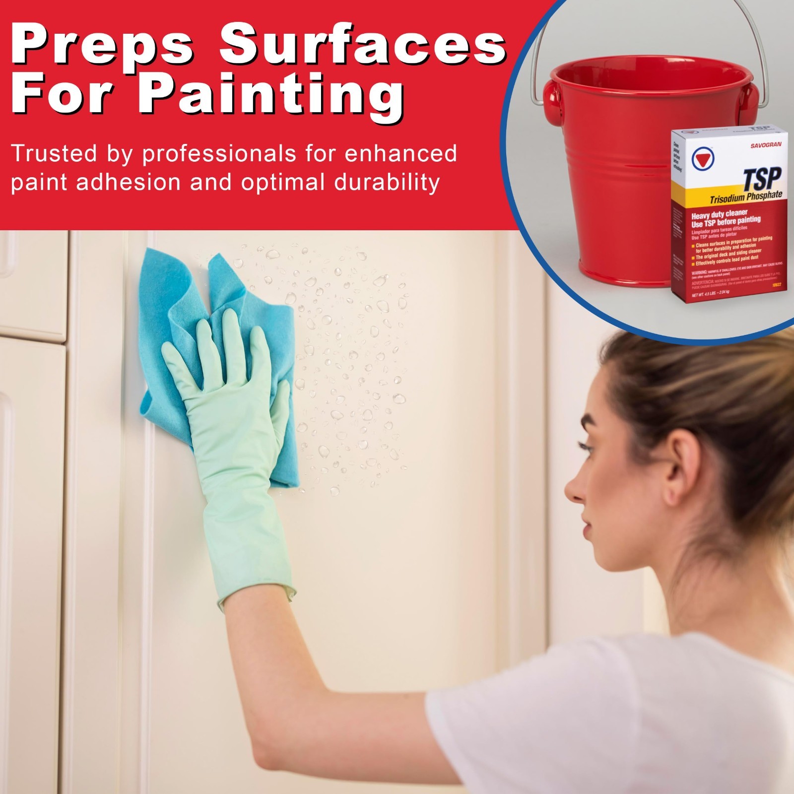 Trisodium Phosphate (TSP) 4.5lbs – Heavy-Duty Cleaner, Degreaser & Stain Remover