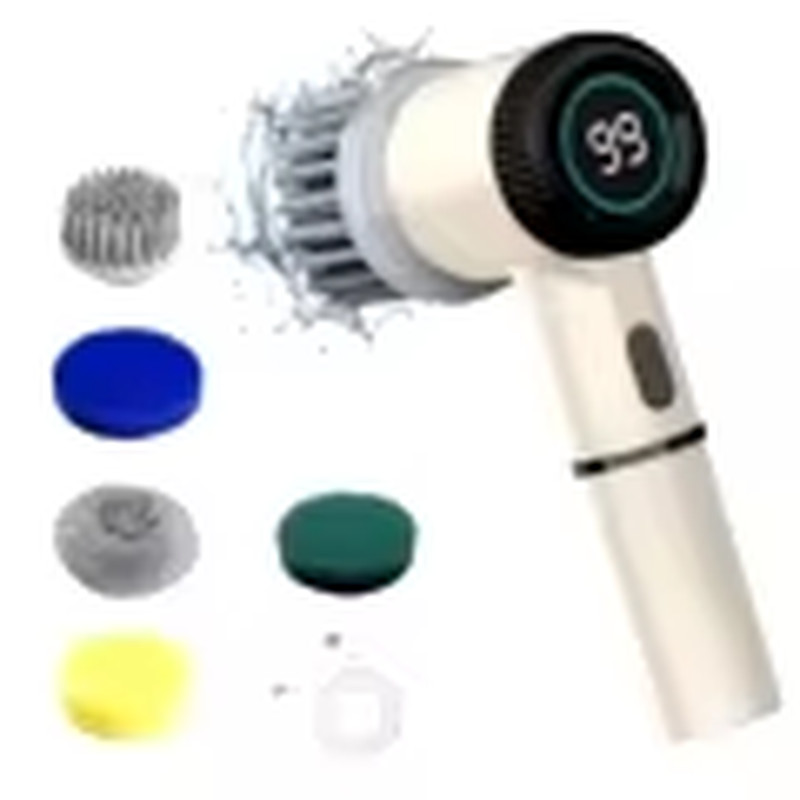 Wireless Electric Cleaning Brush Powerful IPX7 Waterproof USB Rechargeable Autom
