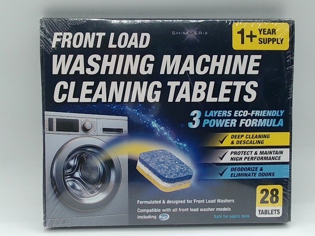 Shimmerix Washing Machine Cleaner Descaler Tablets – For Front Load Washers
