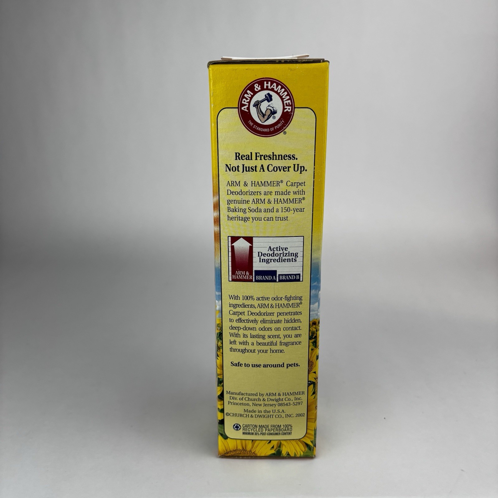 RARE Arm & Hammer Carpet & Room Deodorizer Sunflower Fresh Discontinued NOS