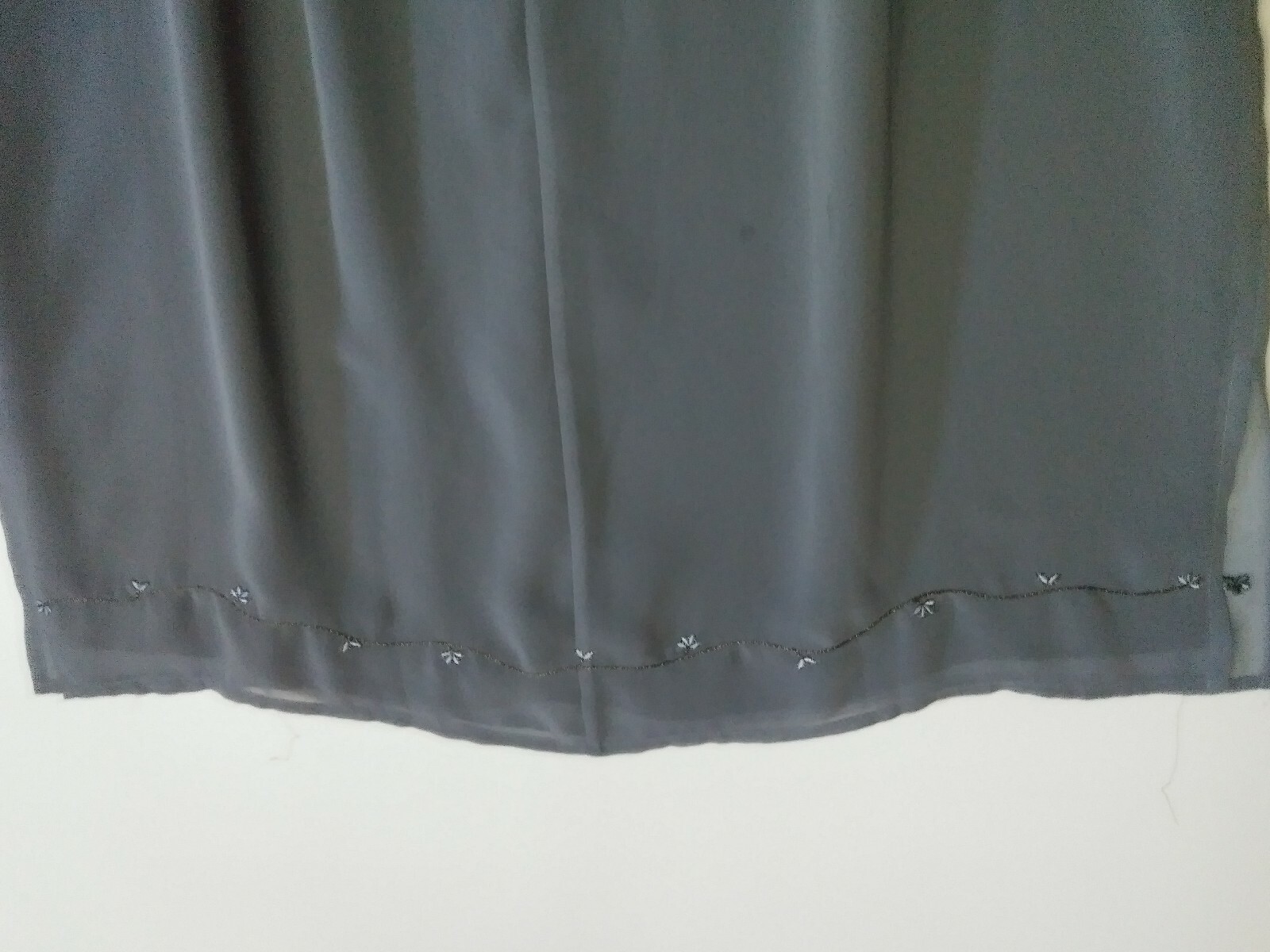 LANE BRYANT VENEZIA LINED EMBROIDERED SKIRT SIZE 16 GRAY NWT RETAIL $42.00 #6538