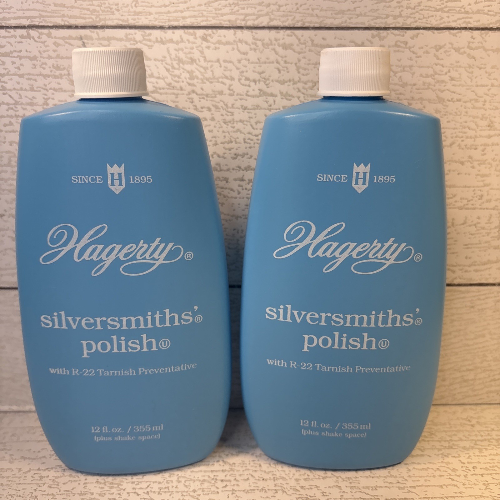 Lot Of 2 Hagerty Silversmiths Polish with R-22 Tarnish Preventative- 12 oz.