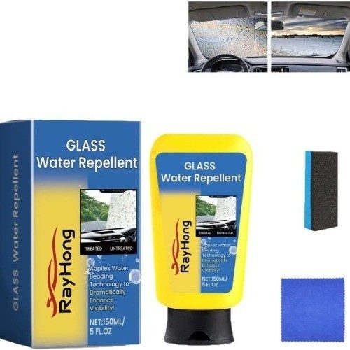 5 Fl. oz（150ML） Glass Oil Film Remover, Glass Oil Film Cleaner, Car Window Win