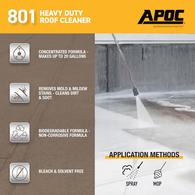APOC 1-gallon Multi-surface Concentrated Outdoor Cleaner