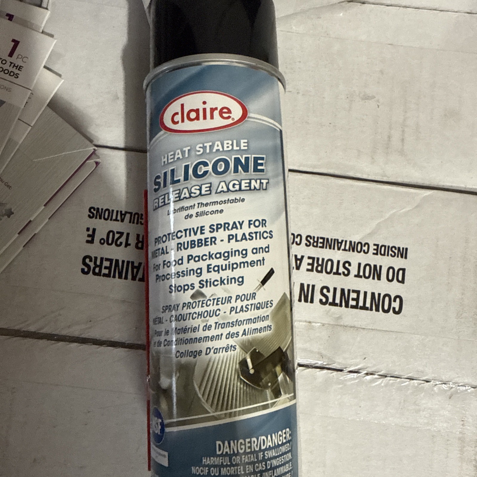 Claire Heat Stable Silicone Release Agent, 11 oz Aerosol, 1 Can