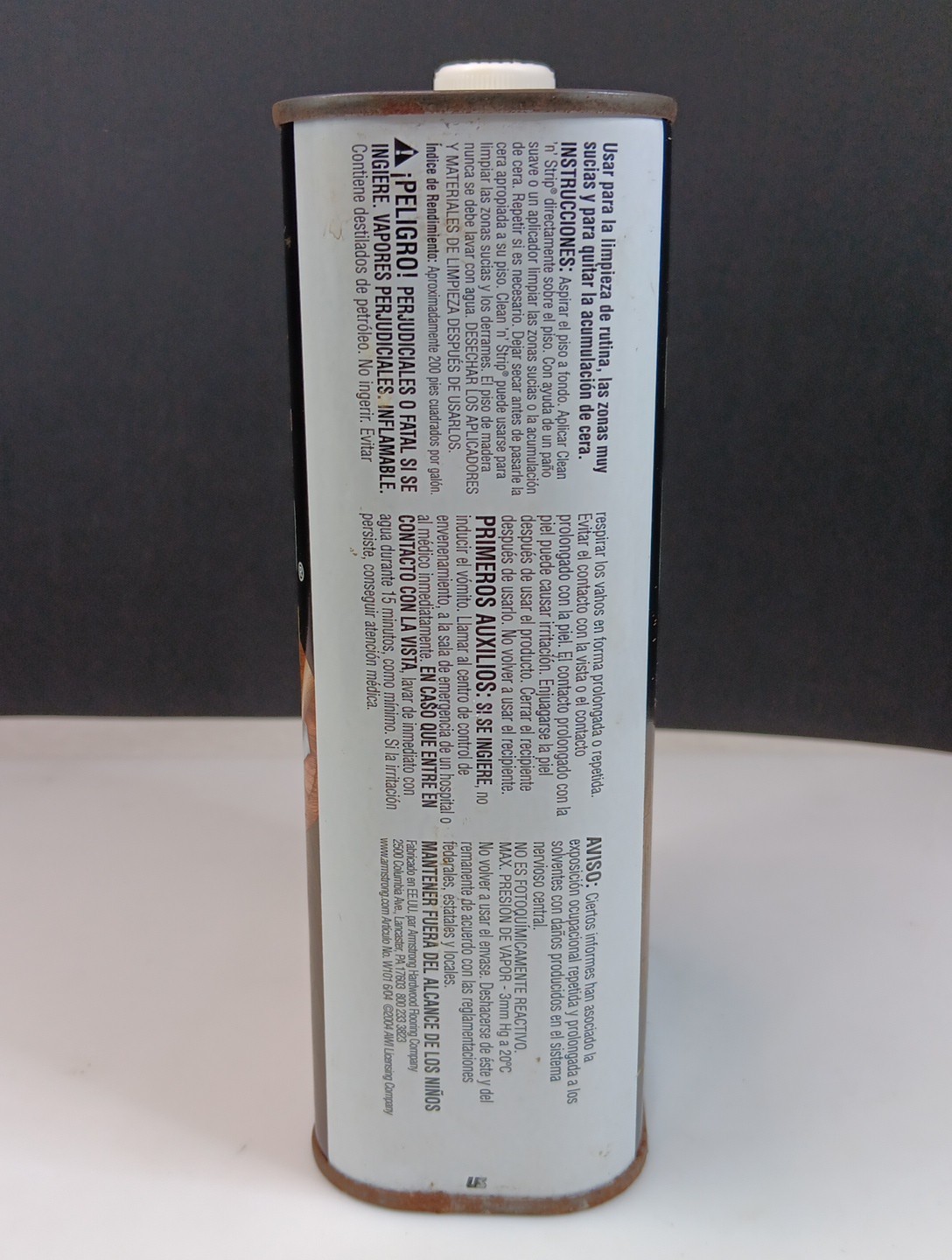 Bruce Wood Cleaner Wax Remover-Clean ‘n’ Strip-Hardwood Floor Cleaner-1/2 Full