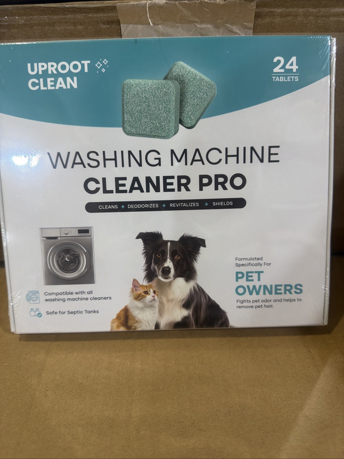 Uproot Clean Washing Machine Cleaner Tablets – 24 Pack for a 12 Month Supply. Fo