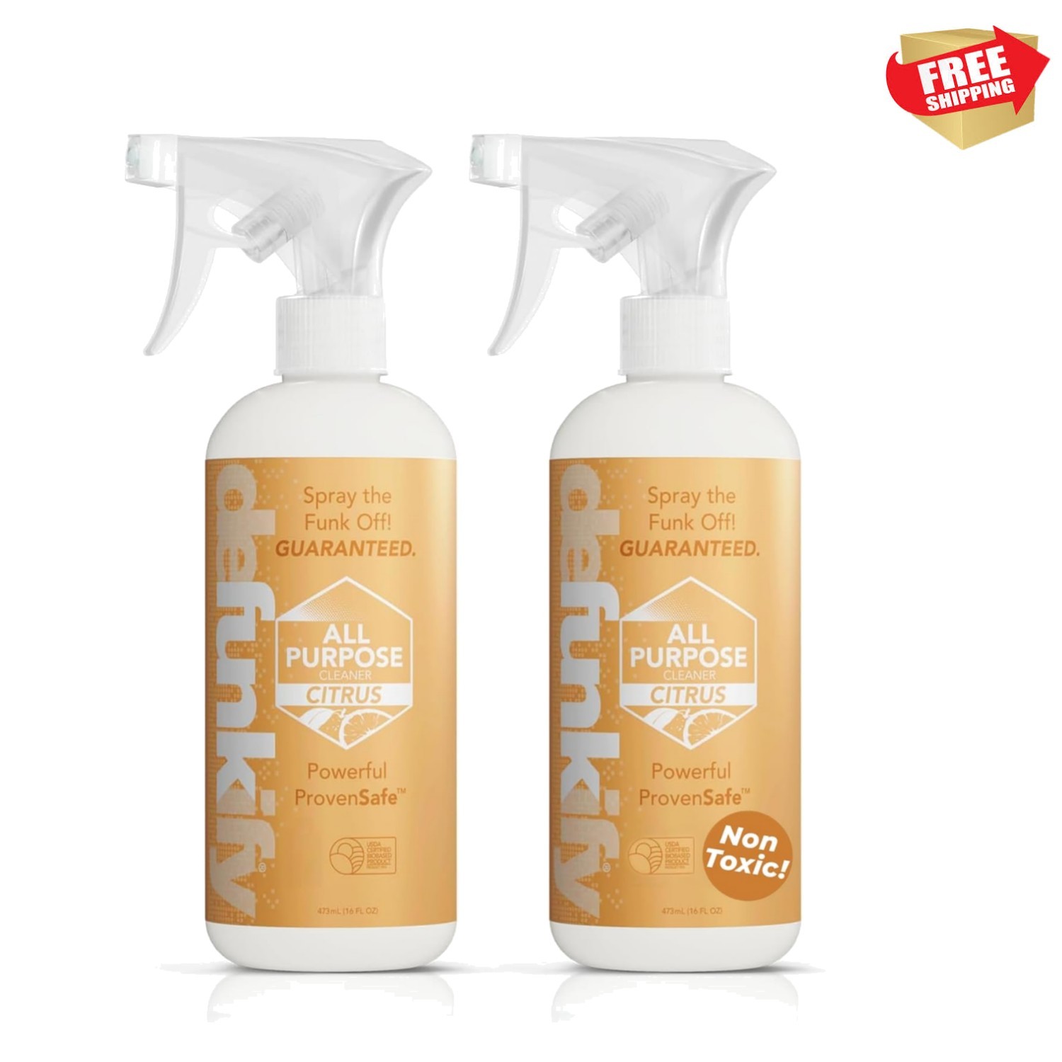 All Purpose Cleaner Spray, 32oz. ‘Citrus’ Essential Oil Multipurpose Cleaner …