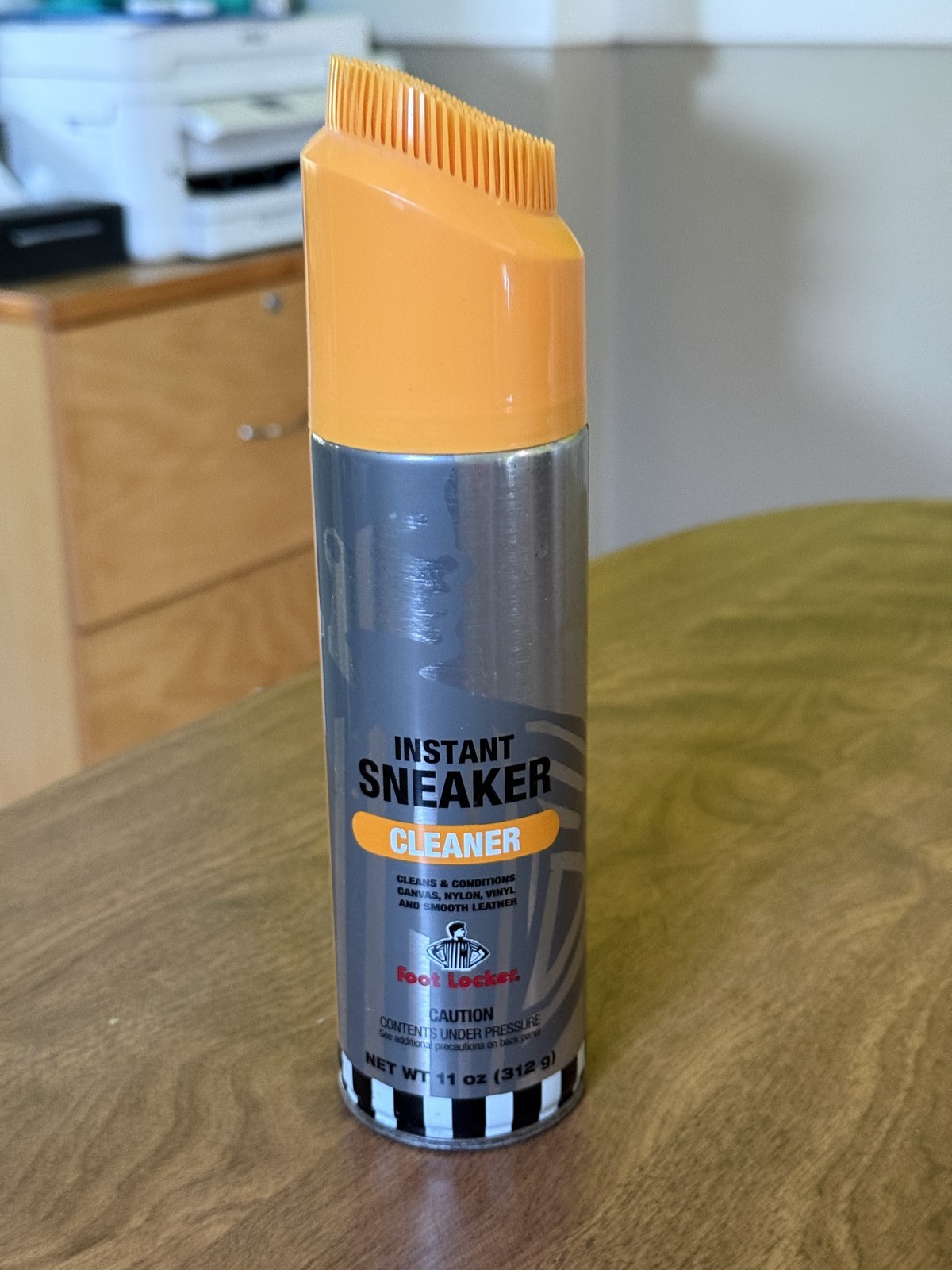 Foot Locker Instant Sneaker Cleaner Spray Aerosol 11 oz with Built-in Brush
