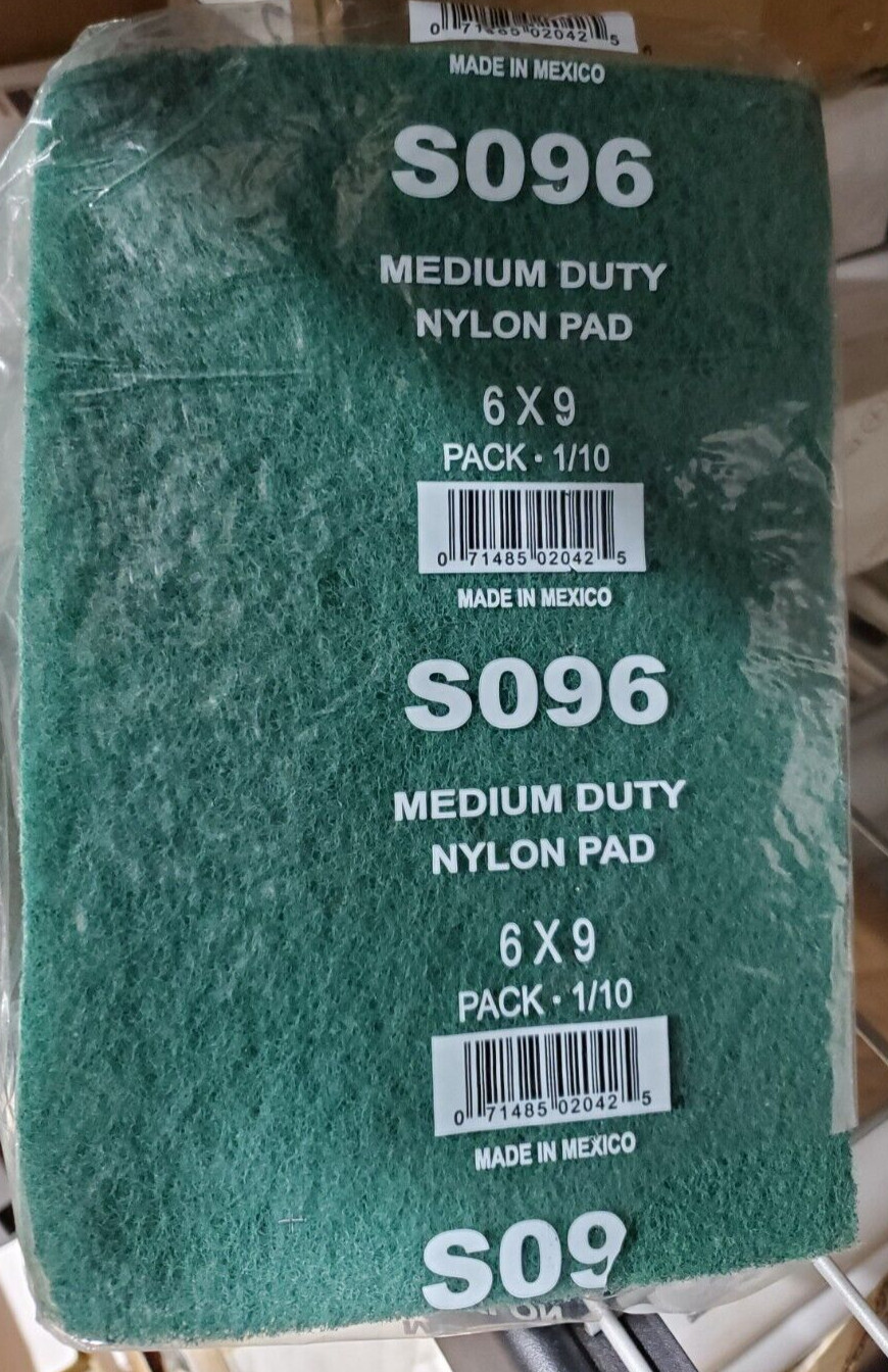 *JOBLOT* Scrubble Medium Duty Nylon Scoring Pad 6″x 9″ S096 Green 60Total