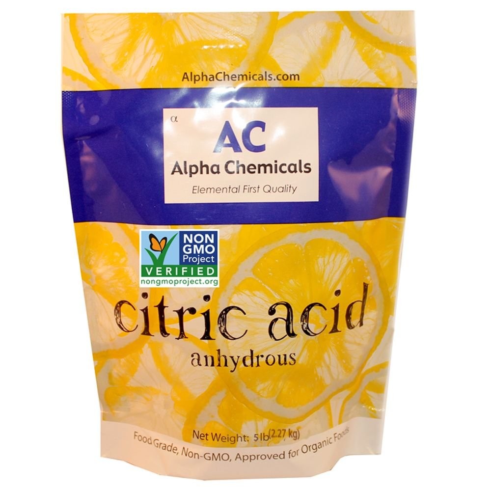 Non-GMO Project Verified Citric Acid – 5 Pounds
