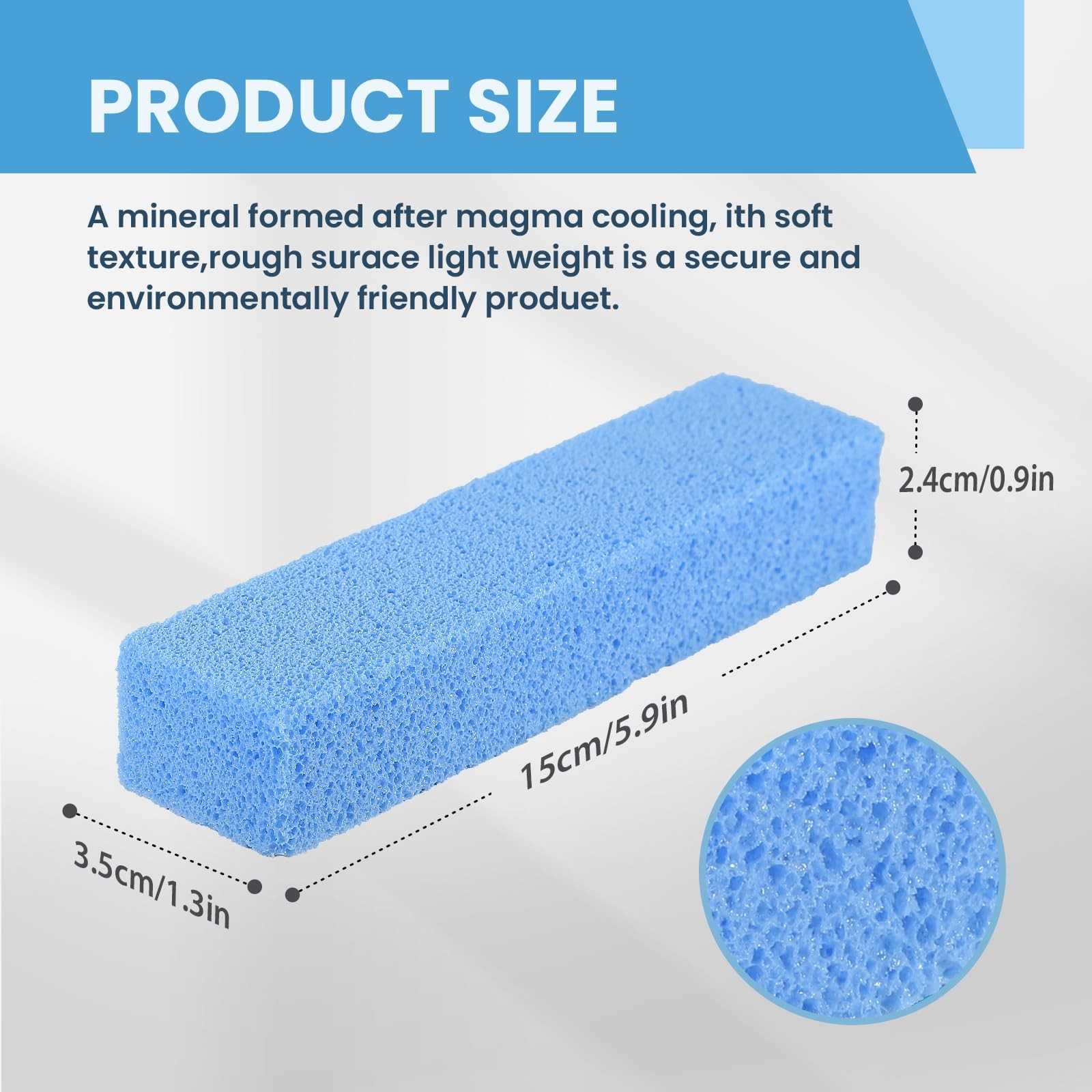 14 PCS Pumice Stone Toilet Bowl Cleaner Set for Bathroom, Kitchen, Pool & Grill