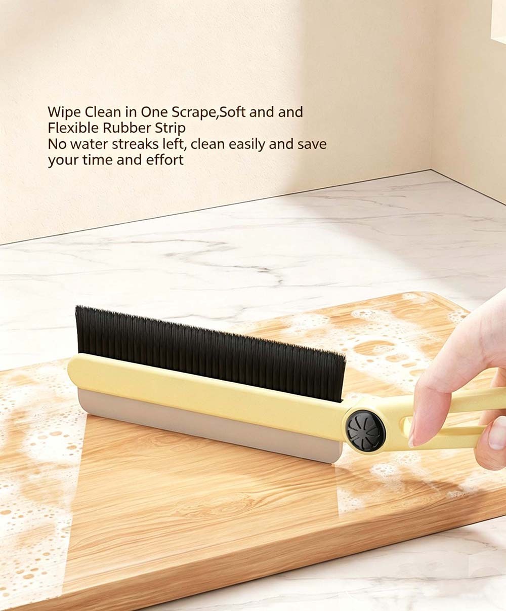 2-In-1 Slim Water-Resistant Flexible Long-Handled Multifunctional Cleaning Brush