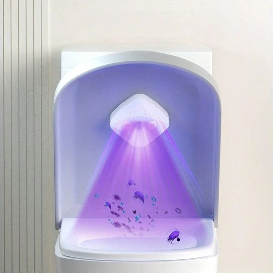 New UV Smart Toilet Cleaner Auto Sterilizer Portable Compact Home Bathroom Gadge