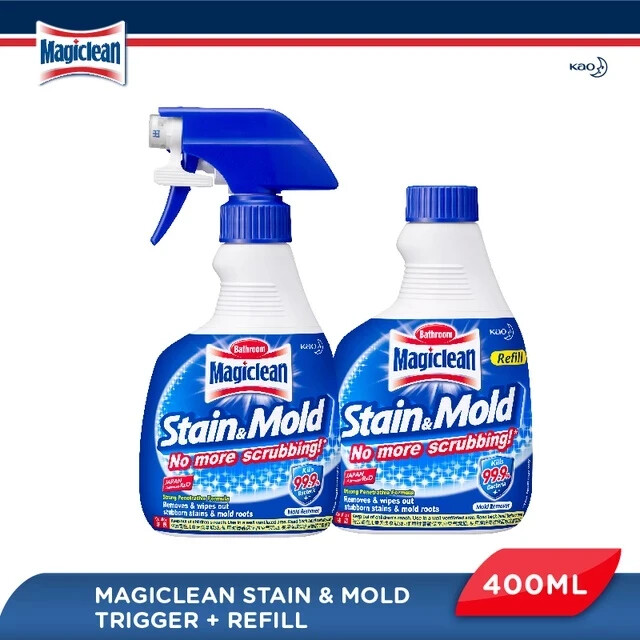 MAGICLEAN Stain & Mold Remover 400ml ( Bundles of 4 ) By KAO Made In Japan
