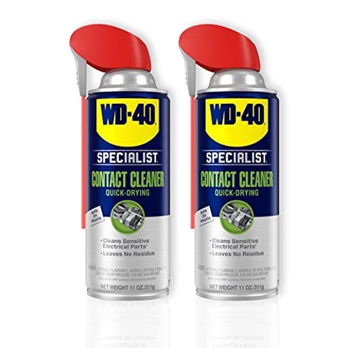 Contact Cleaner Spray with Smart Straw – TWIN PACK, 11 OZ – Electronics & Mechan