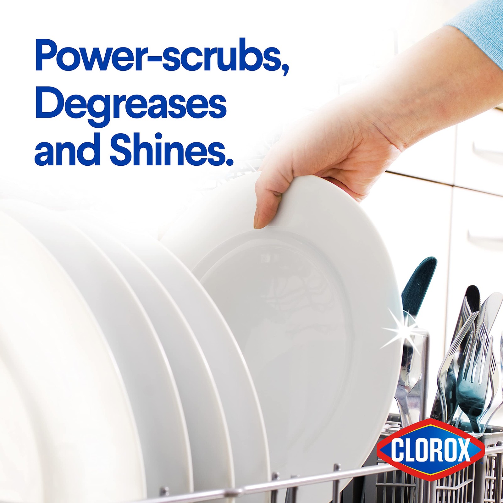 Clorox Triple Action Dishwasher Detergent Pacs 16 Count Ultra Grease Cleaning
