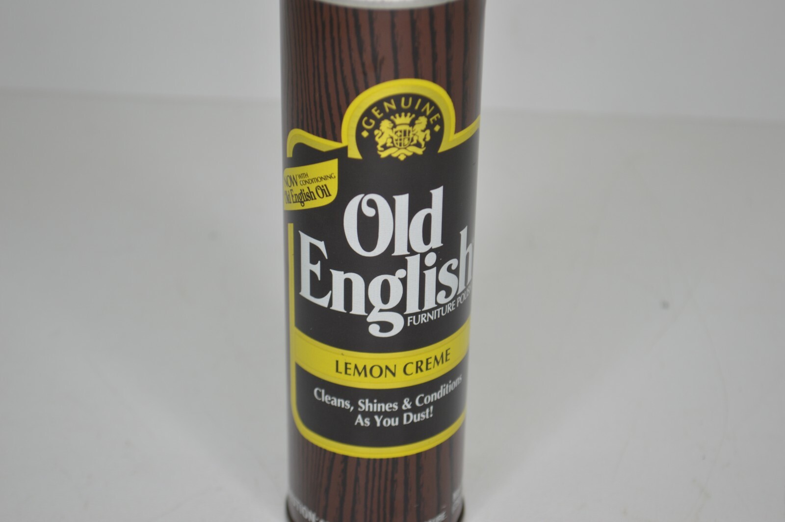 Vintage Old English Lemon Creme Furniture Polish FULL 9 Oz Aerosol Can 1993 PROP