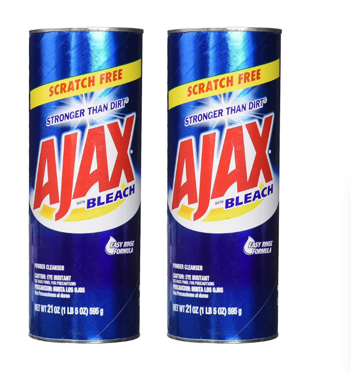 4 Pack Multi-Surface- Ajax All-Purpose Powder Cleanser with Bleach 21 oz