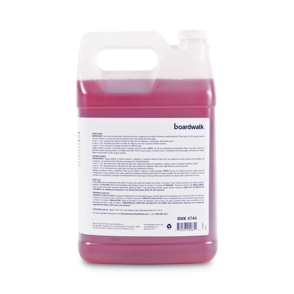 Boardwalk BWK4744EA 1 Gallon Bottle Heavy Duty Degreaser