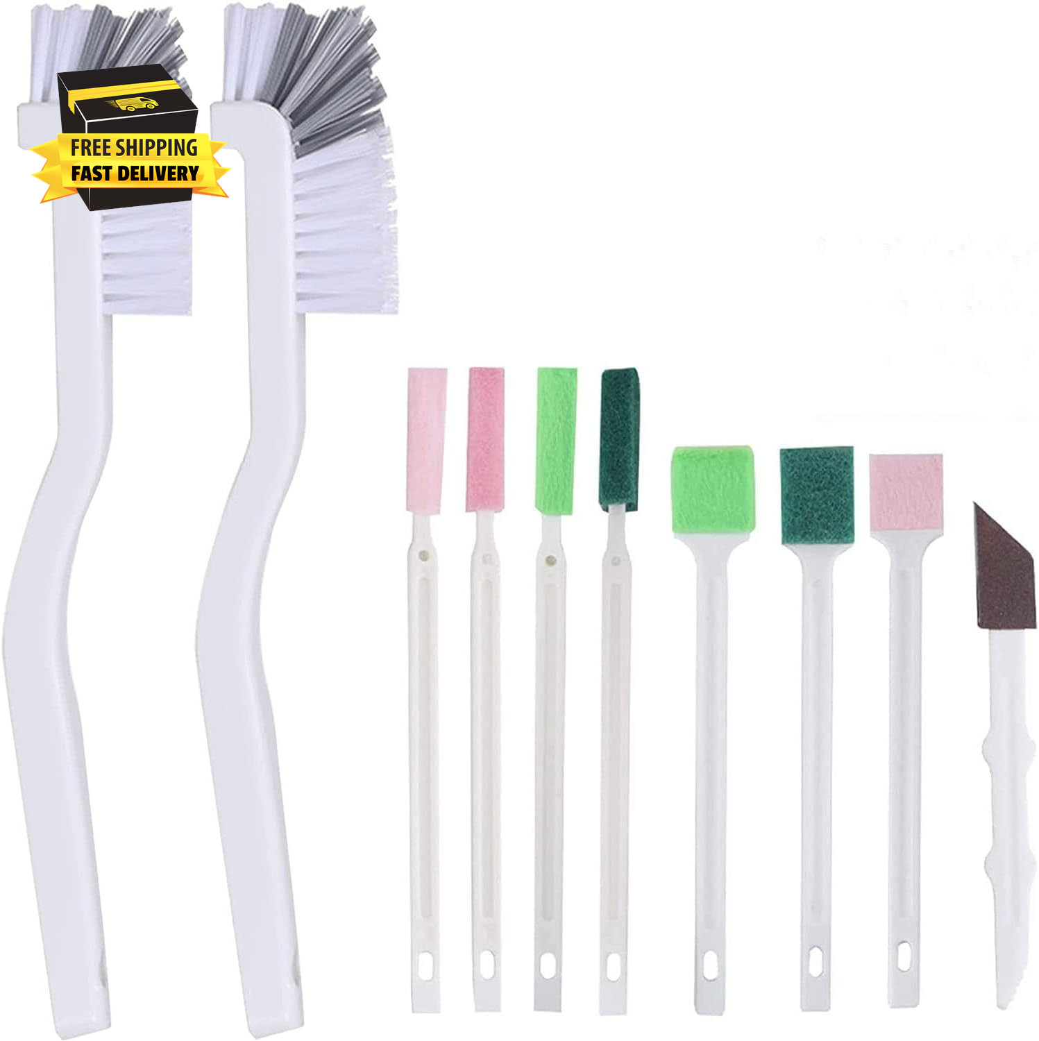 Crevice Cleaning Brushes Tool Kit Small Cleaning Brush for House Cleaning Dispos