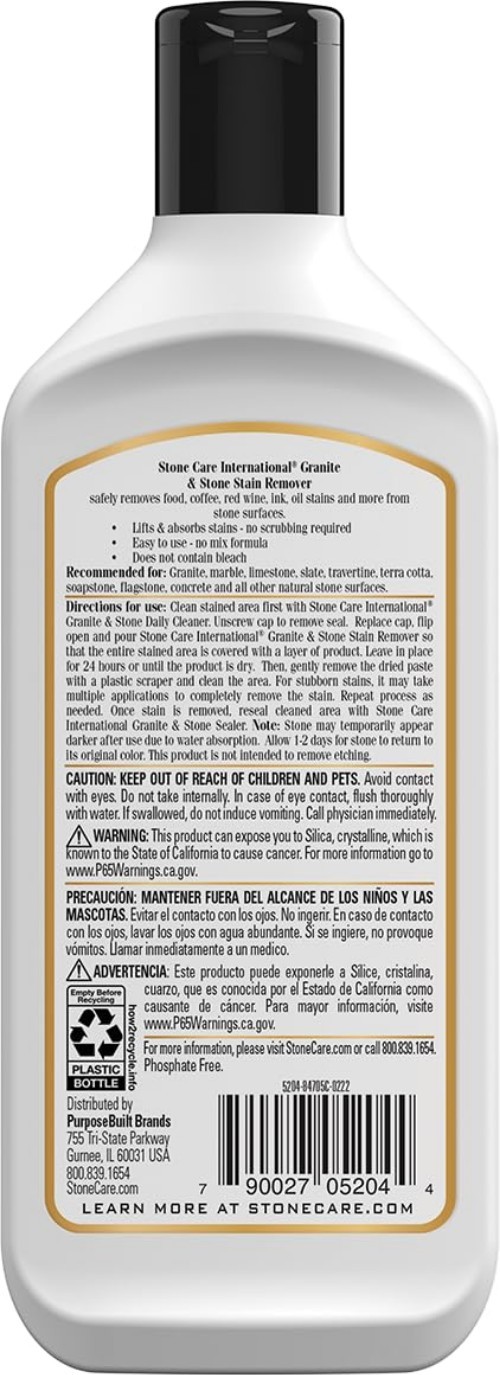 10oz Stone Stain Spray With Coffee Scent – Deep Clean for Food, Ink, and Mildew